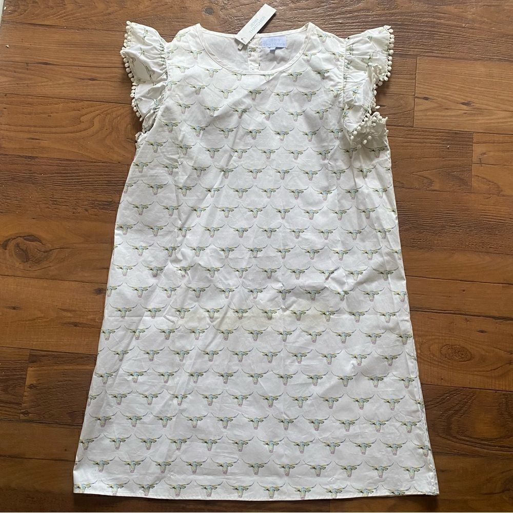 NWT JENN THATCHER Longhorn Ruffle Dress